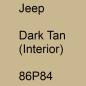 Preview: Jeep, Dark Tan (Interior), 86P84.